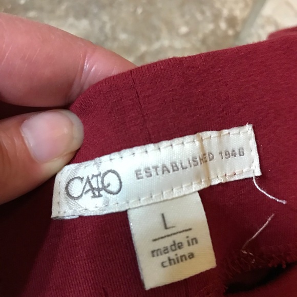 Maroon Leggings - Picture 3 of 5